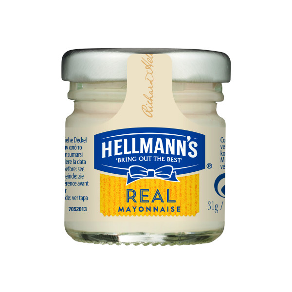Hellmanns Mayonnaise 80x33 ml Gläschen
