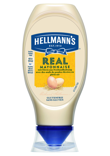 Hellmanns Real Mayonnaise 8x430ml Flasche